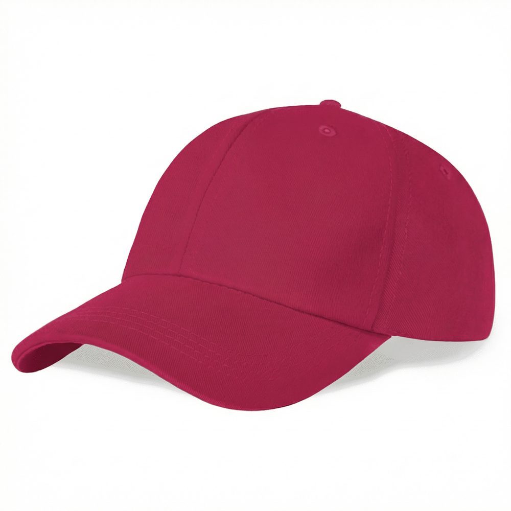 Premium Unstructured Dad Cap in Dark Pink