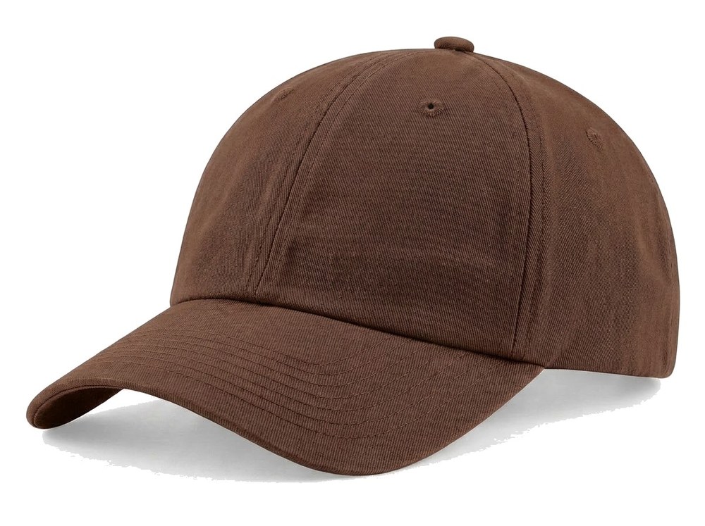 Premium Medium Profile Dad Cap in Brown