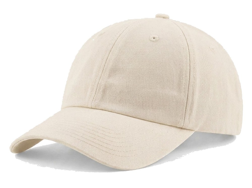 Premium Medium Profile Dad Cap in Cream