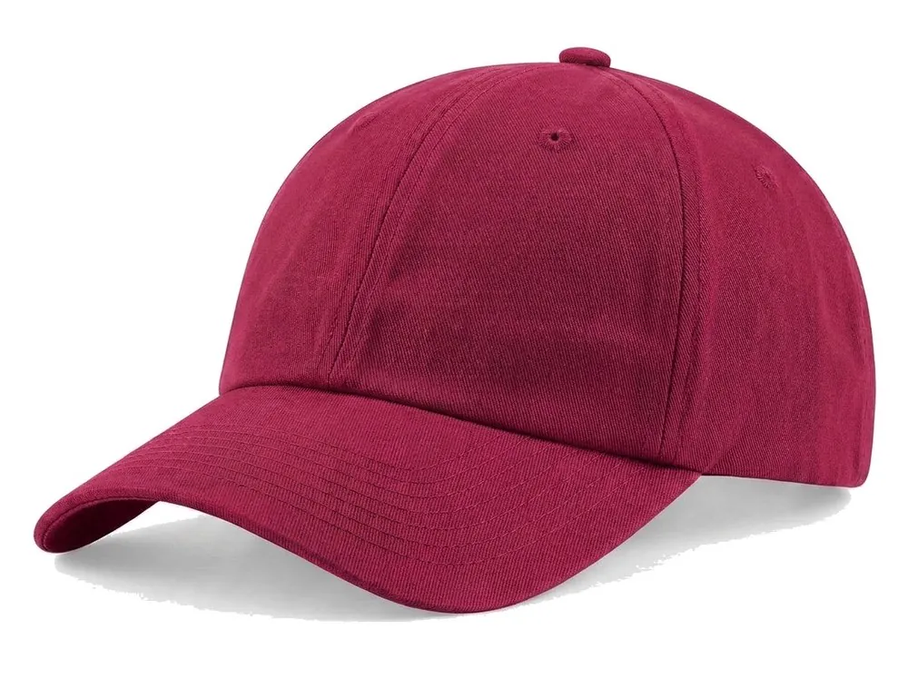 Premium Medium Profile Dad Cap in Dark Pink
