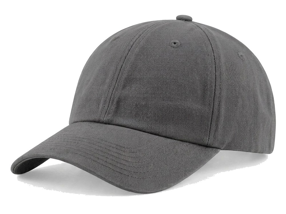 Premium Medium Profile Dad Cap in Medium Gray