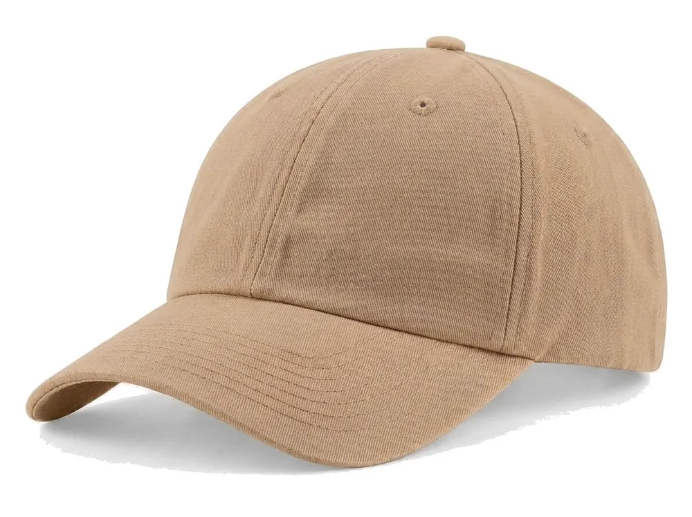 Premium Medium Profile Dad Cap in New Cream