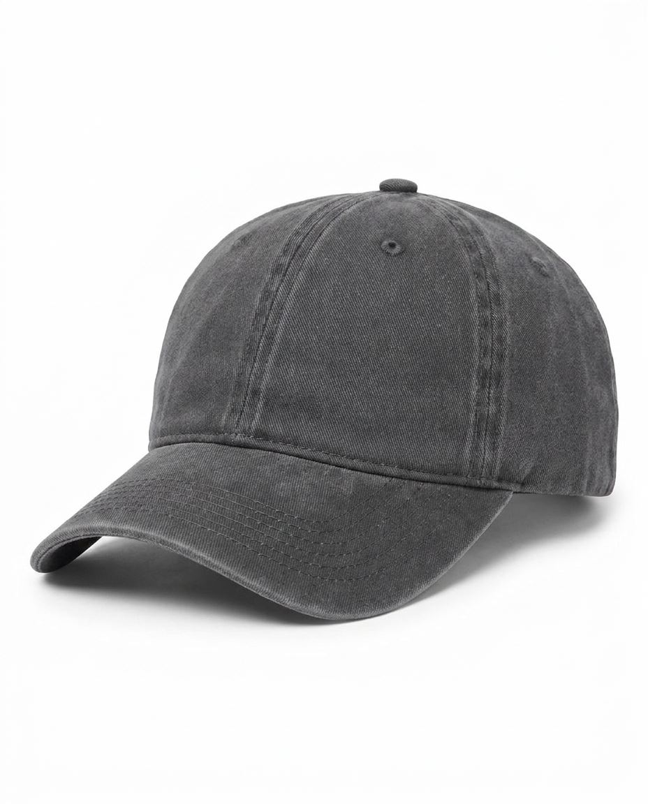 Classic Washed Cap in Charcoal