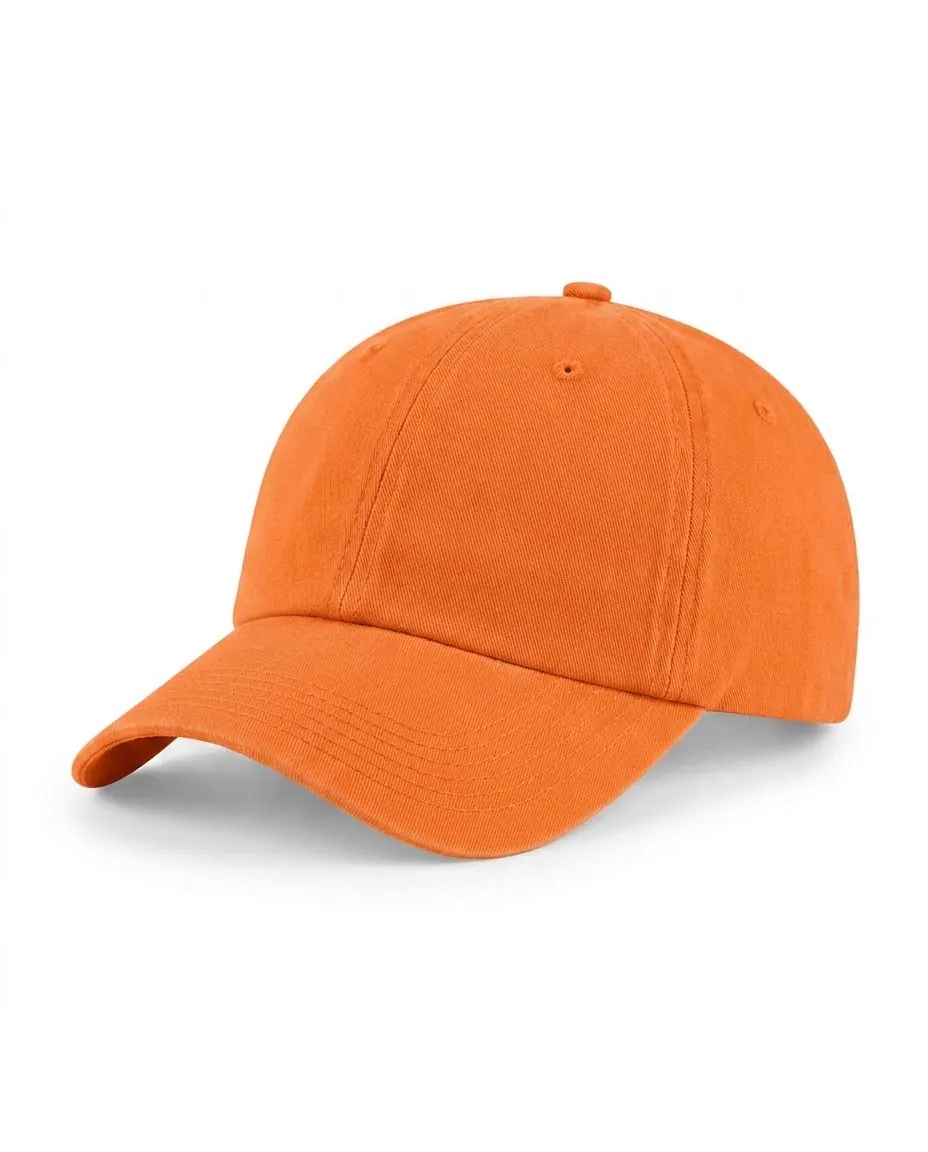 Classic Washed Cap in Orange