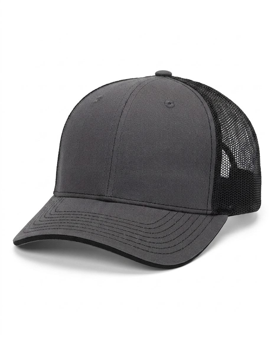 Sandwich Trucker in Charcoal / Black