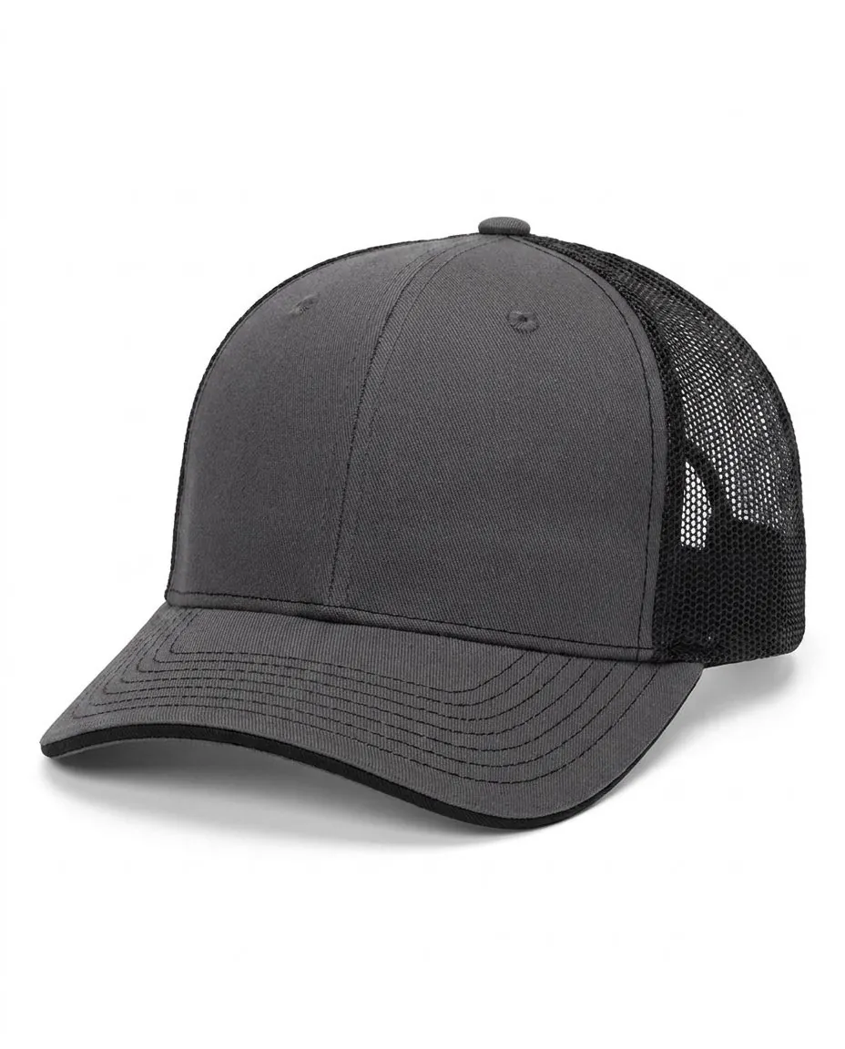 Sandwich Trucker in Charcoal / Black