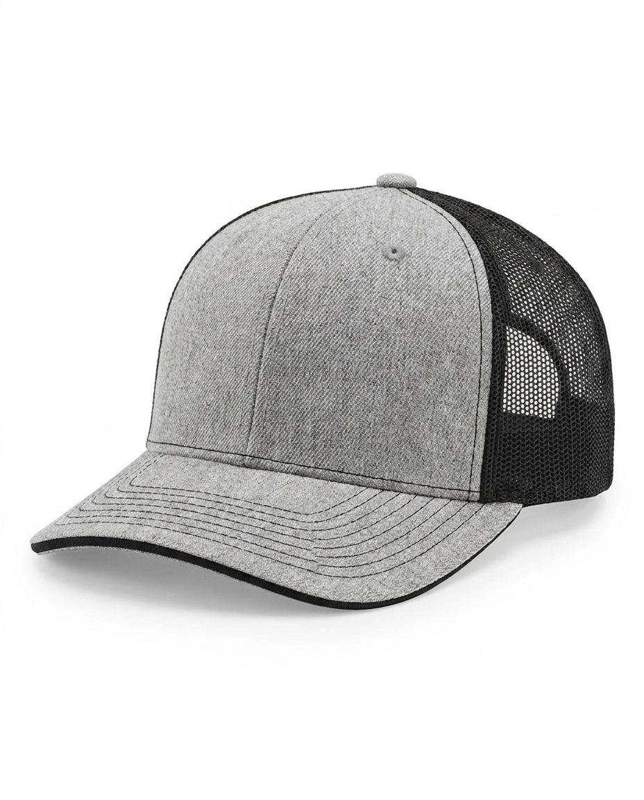 Sandwich Trucker in Heather Gray / Black