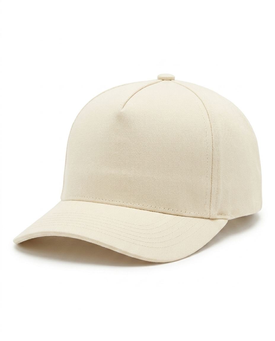 5-Panel Heavy Structure Cap in Cream