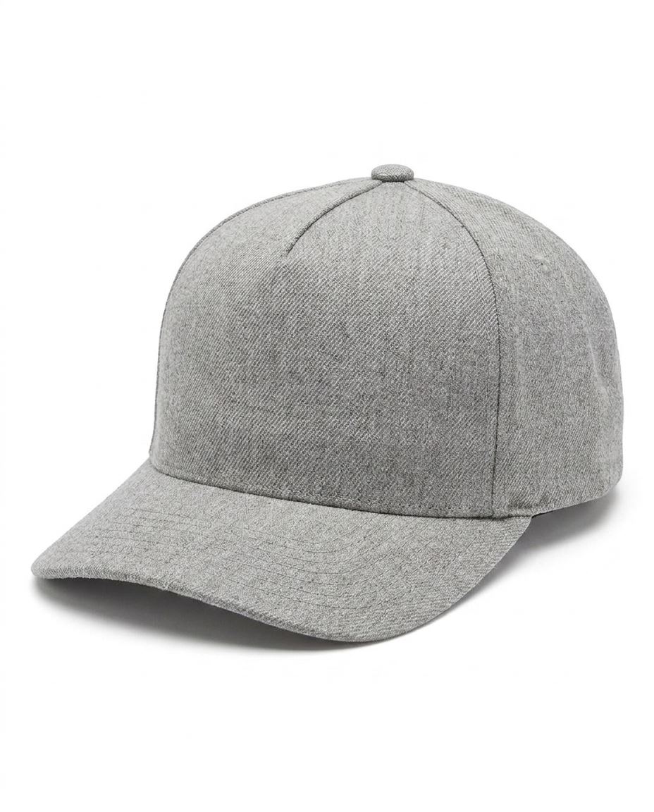 5-Panel Heavy Structure Cap in Heather Gray