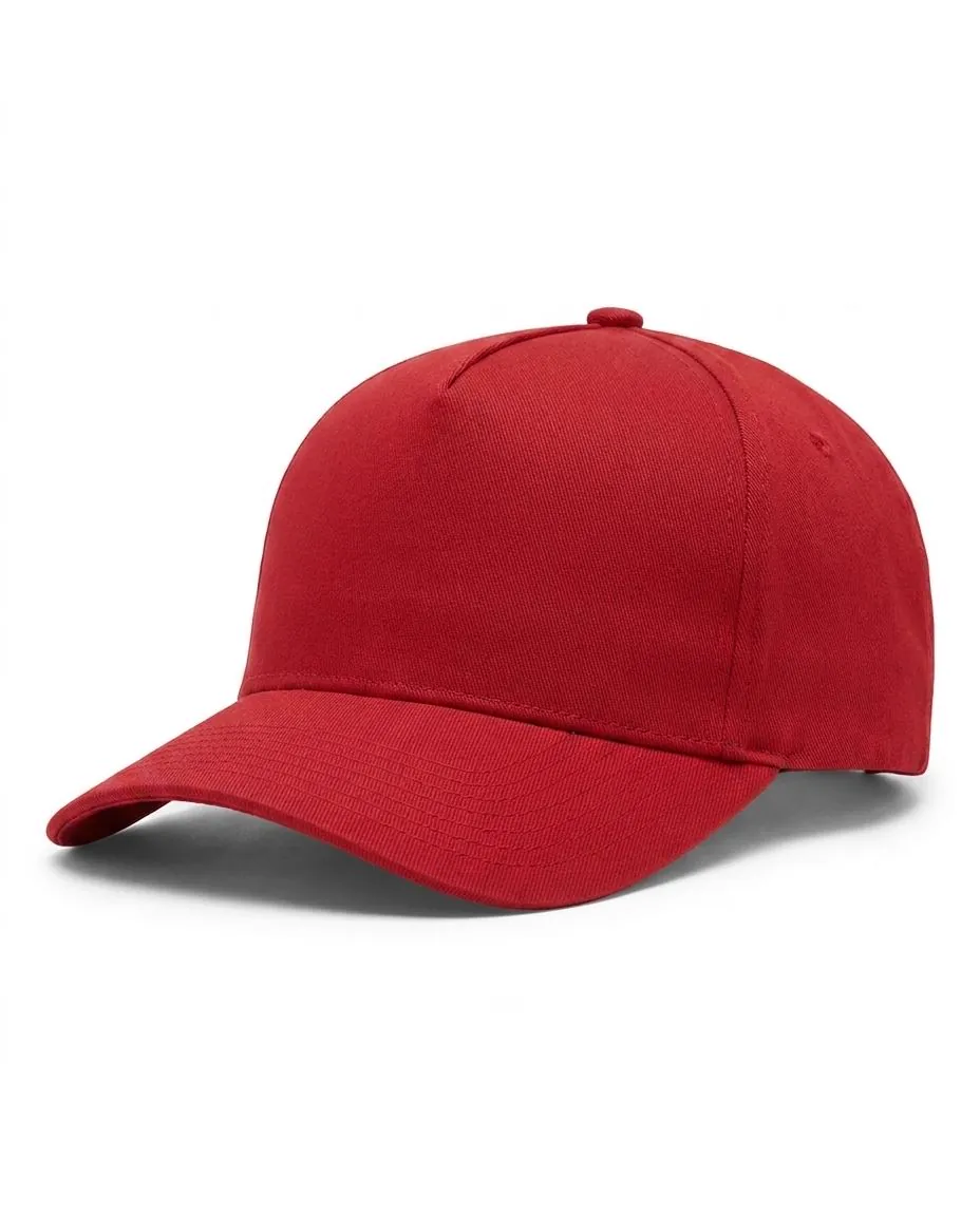 5-Panel Heavy Structure Cap in Red