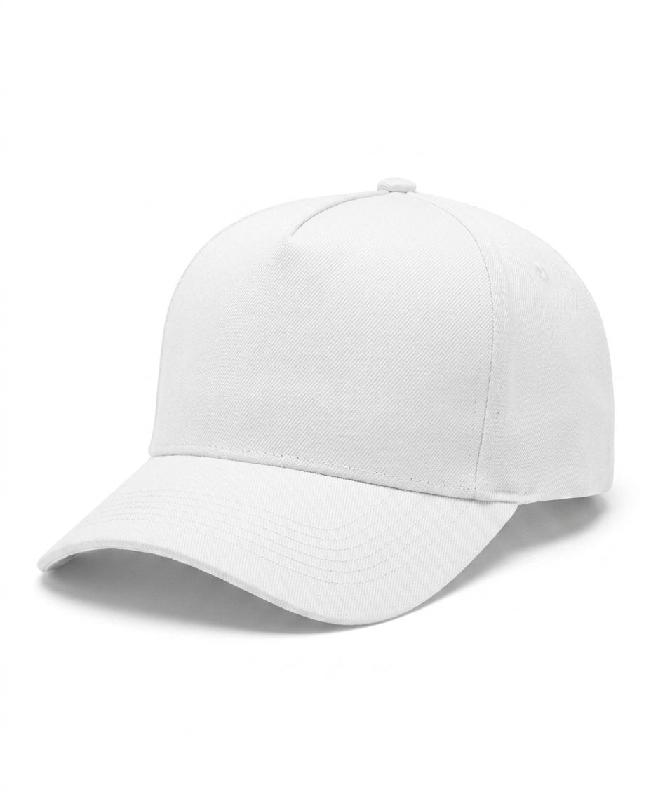 5-Panel Heavy Structure Cap in White