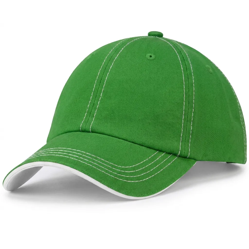 Contrast 1/2 Sandwich in Kelly Green / White