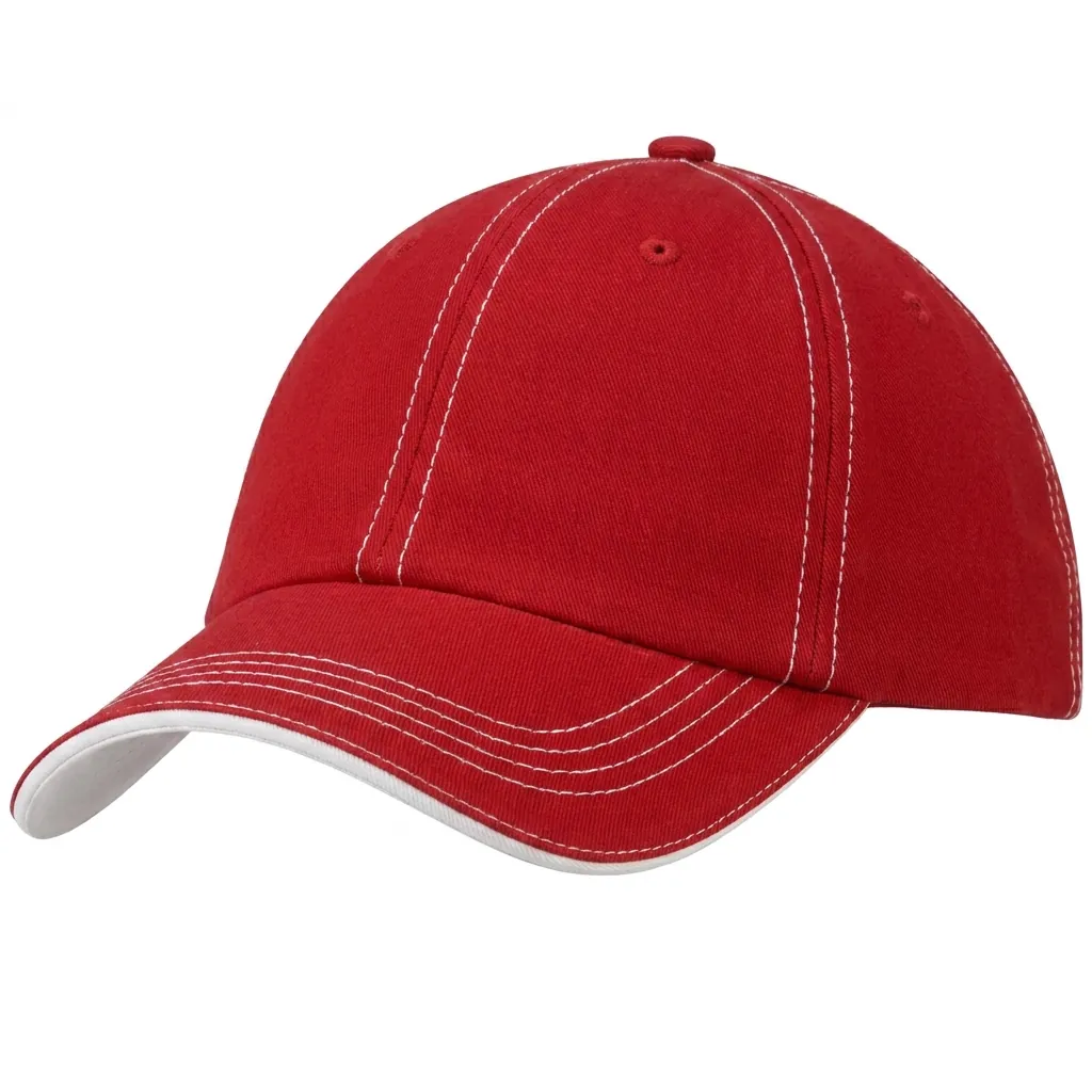 Contrast 1/2 Sandwich in Red / White