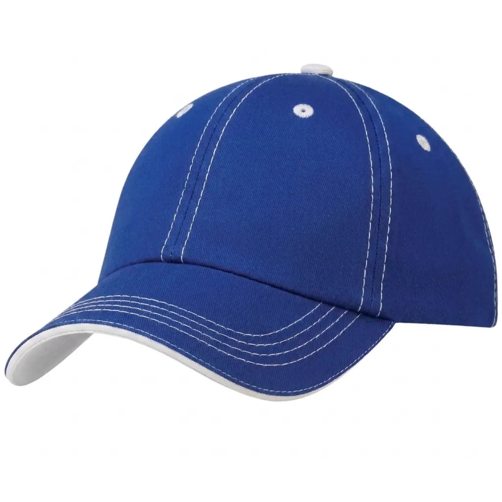 Contrast 1/2 Sandwich in Royal / White