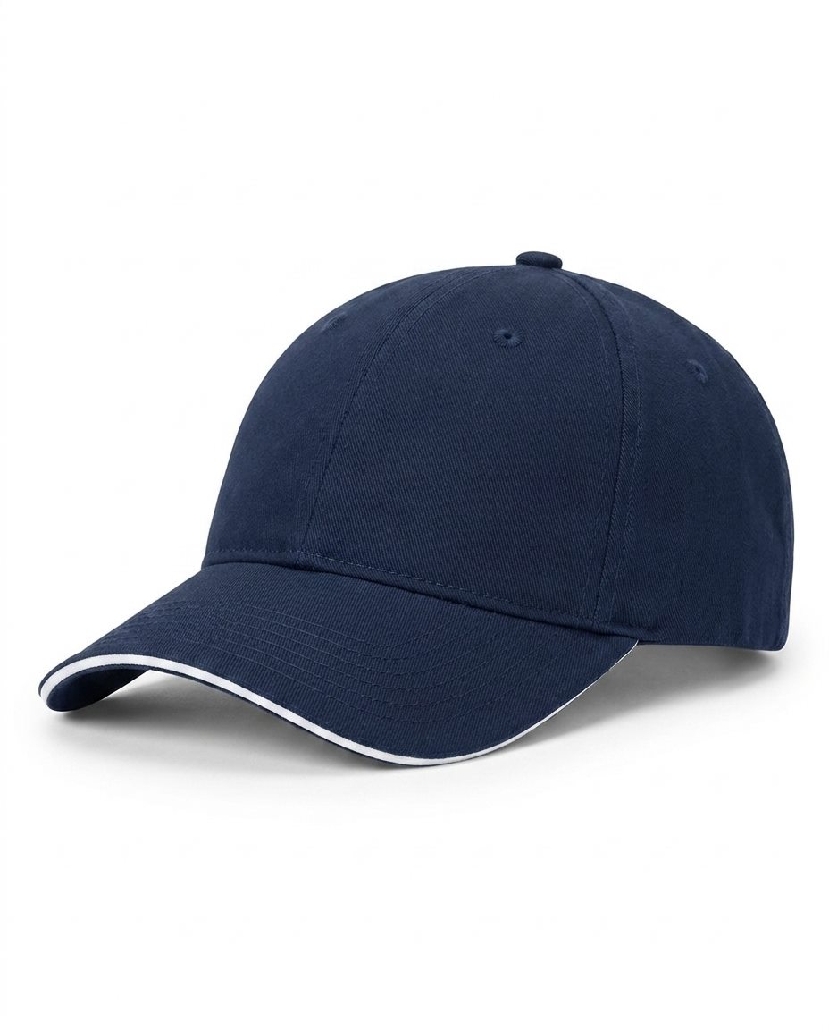 The Sandwich Cap in Navy / White