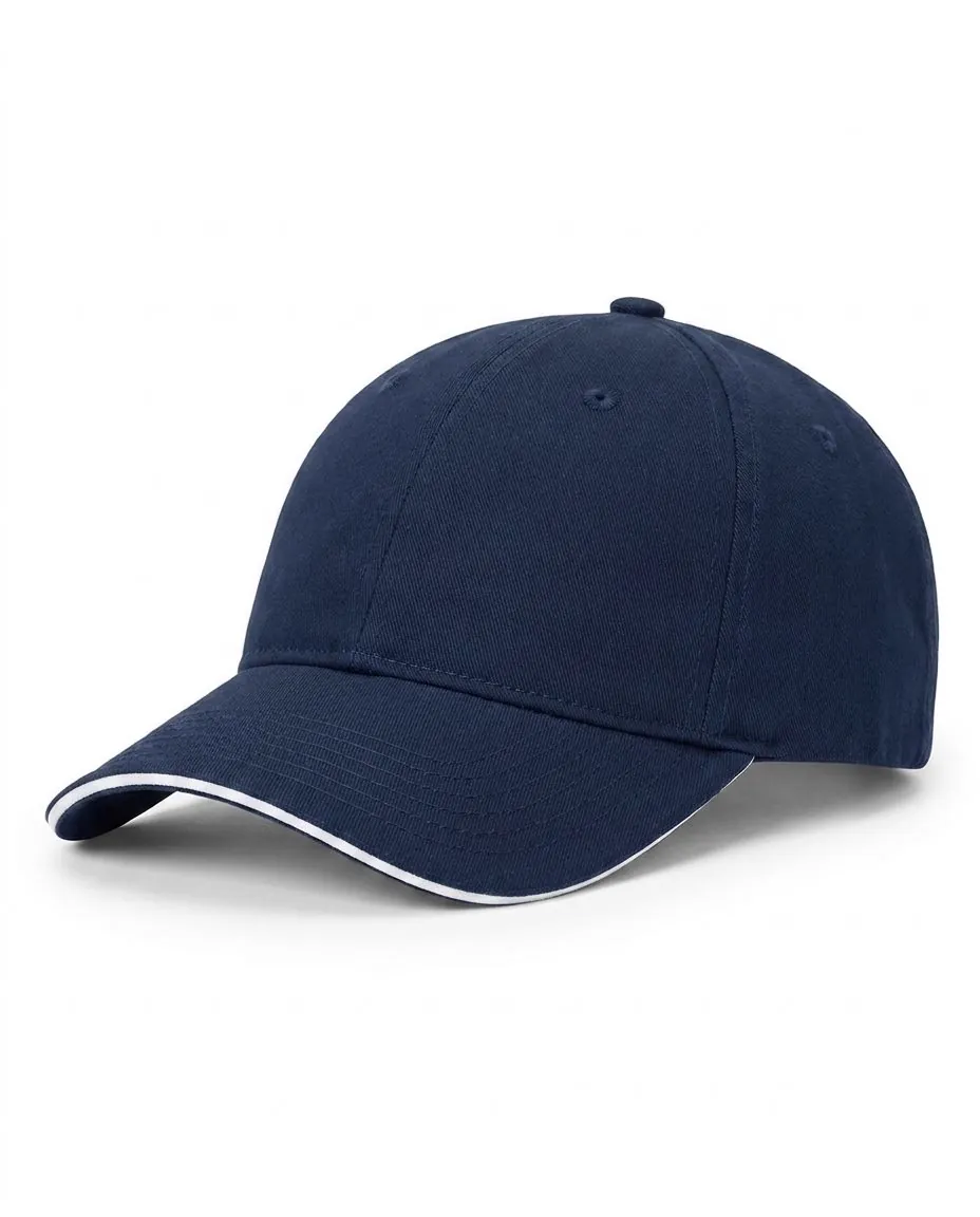 The Sandwich Cap in Navy / White