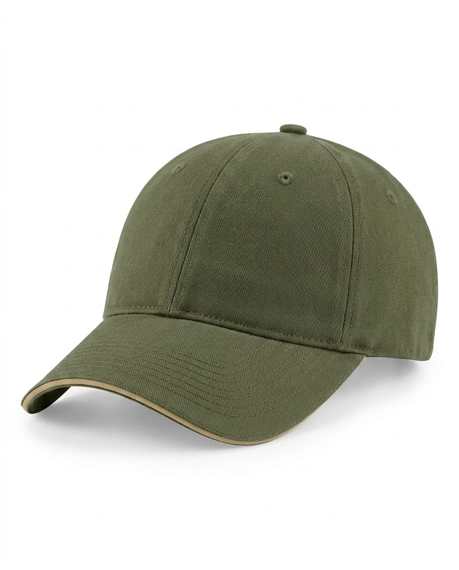 The Sandwich Cap in Olive / Khaki