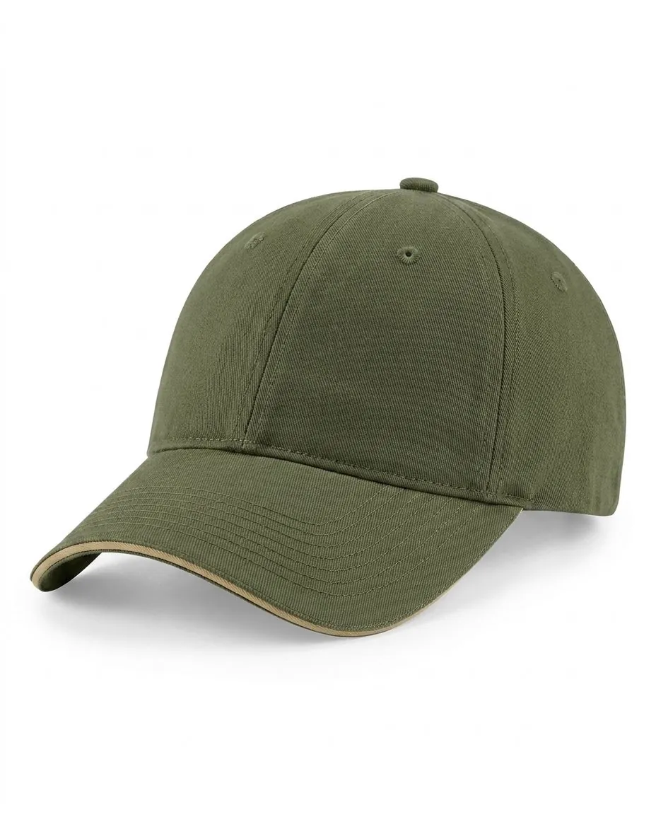 The Sandwich Cap in Olive / Khaki