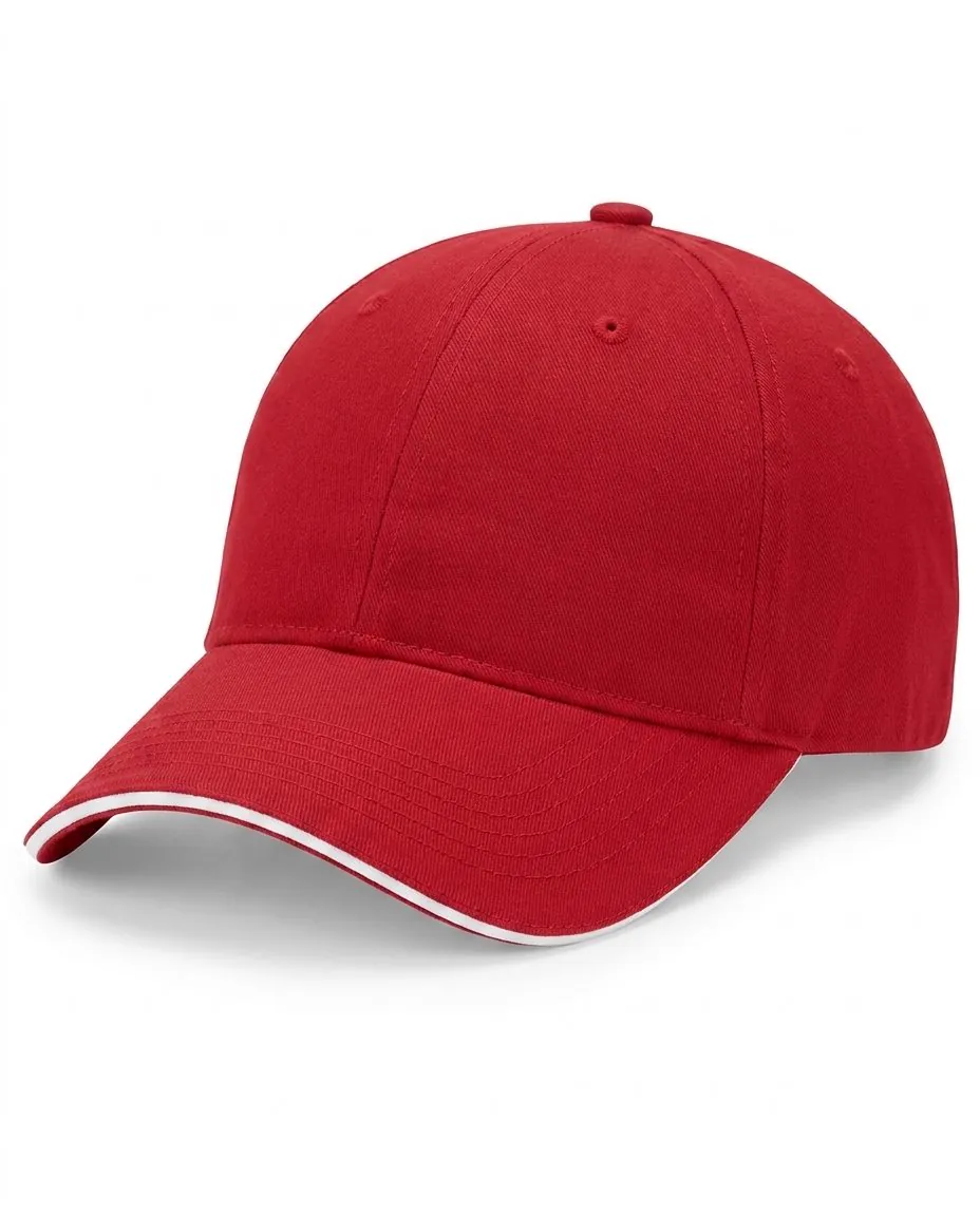 The Sandwich Cap in Red / White