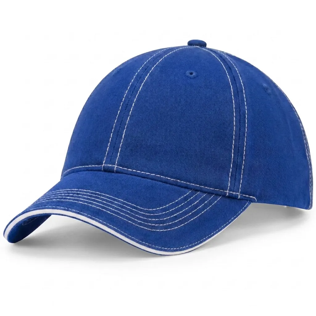 Sandwich w/Contrast in Royal / White
