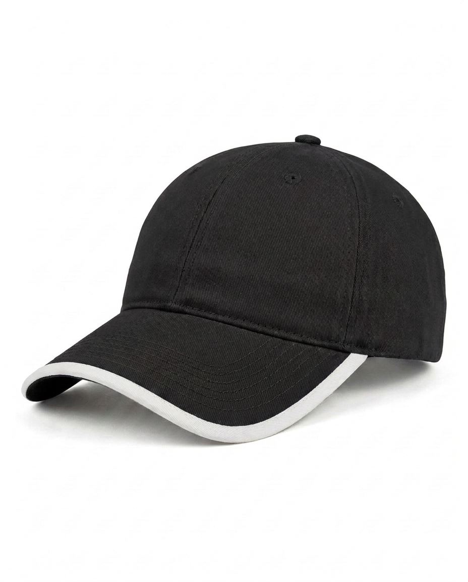 Trim Cap in Black / White