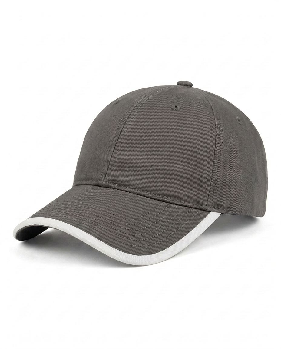 Trim Cap in Charcoal / White
