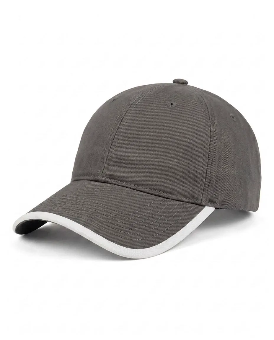 Trim Cap in Charcoal / White