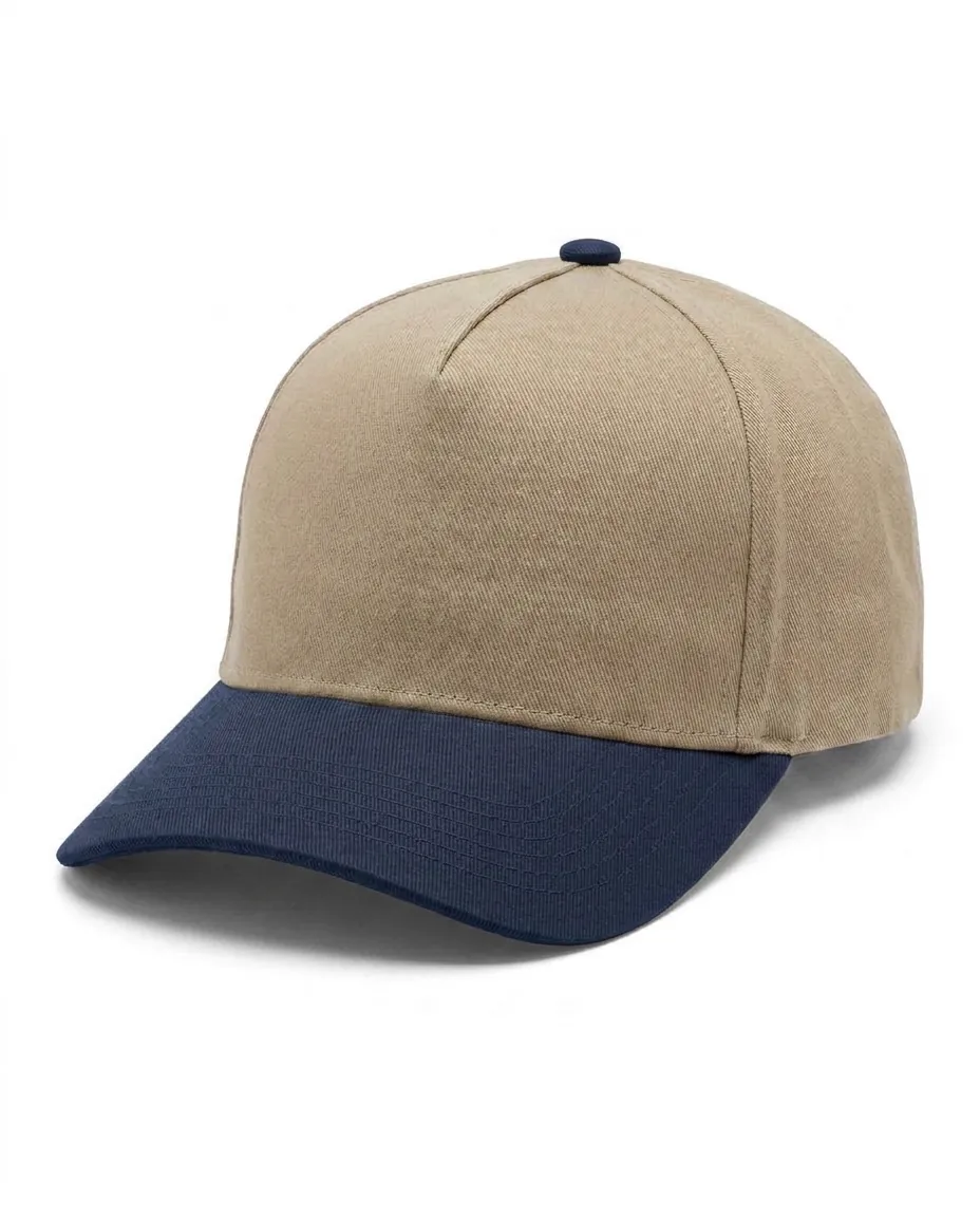 Two Tone Five Panel in Stone / Navy