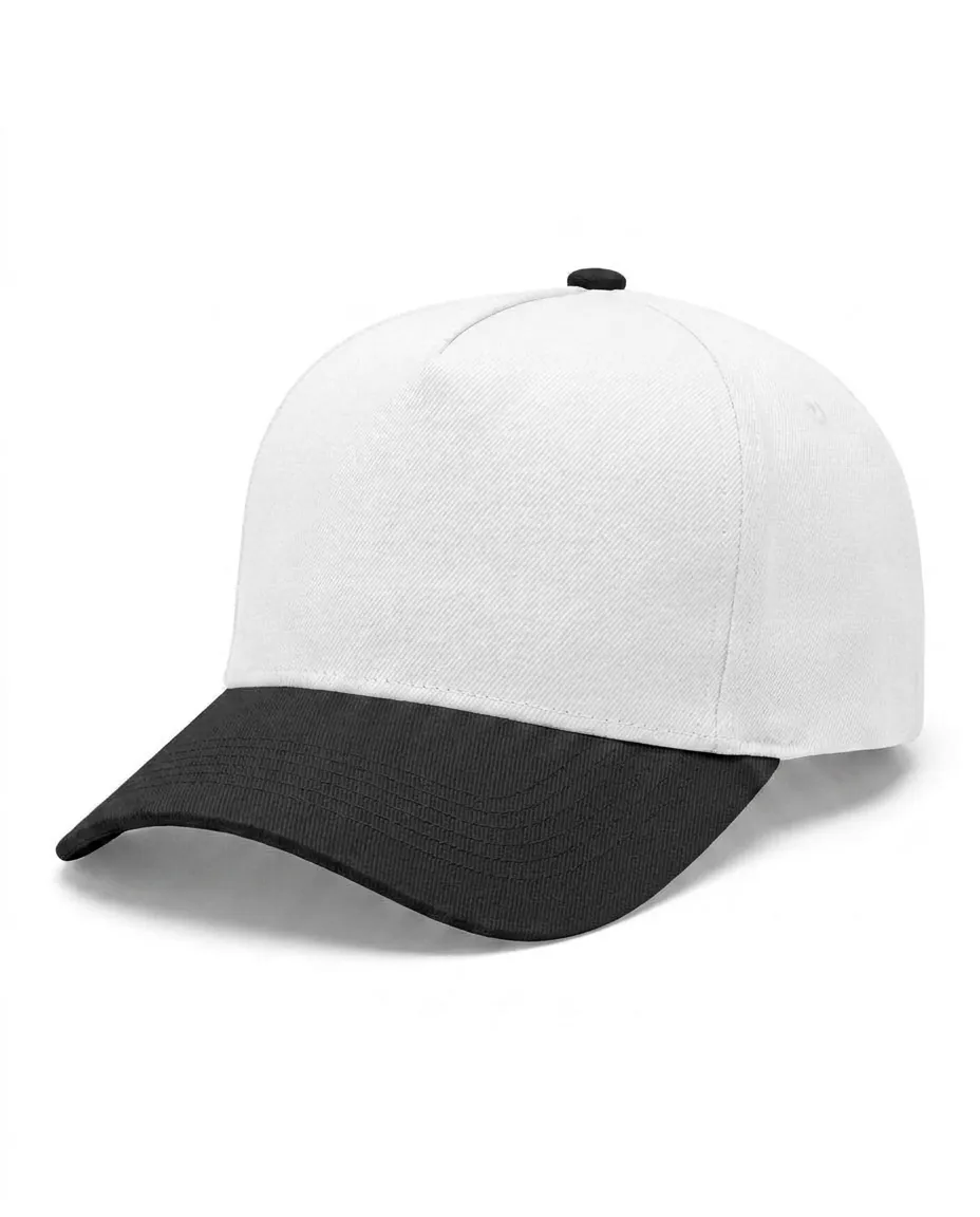 Two Tone Five Panel in White / Black