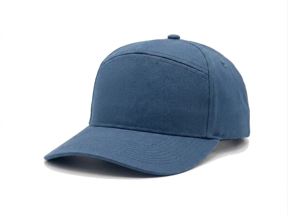 7-Panel Heavy Structure Cap in River Blue