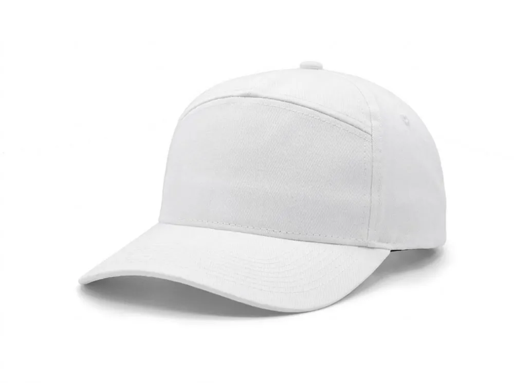 7-Panel Heavy Structure Cap in White
