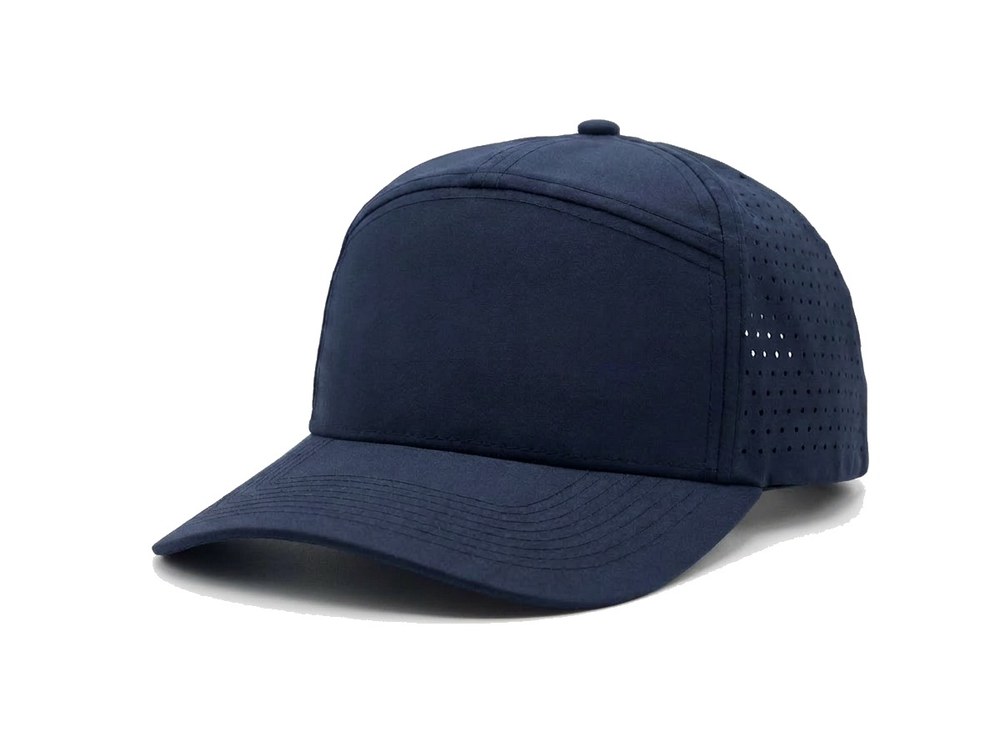 7-Panel Microfiber Cap in Navy