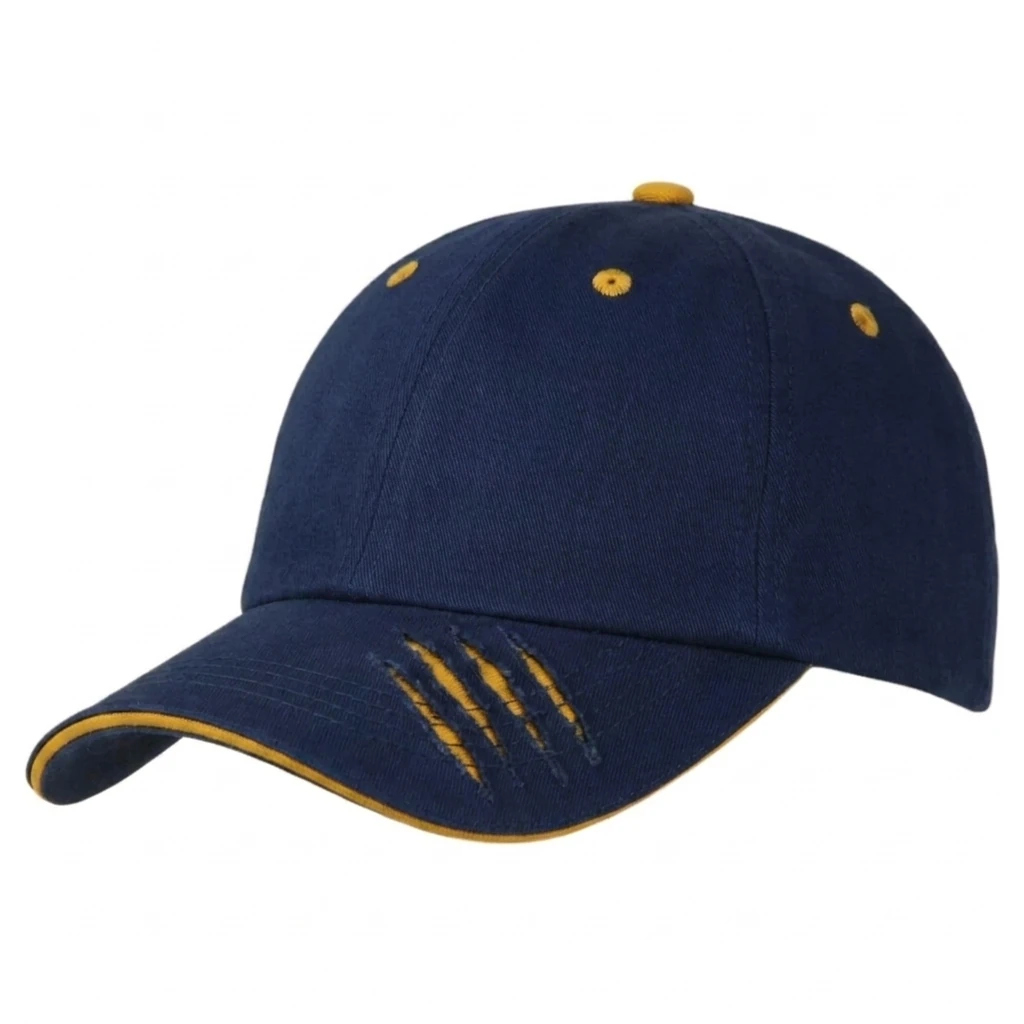 The Claw in Navy / Mustard