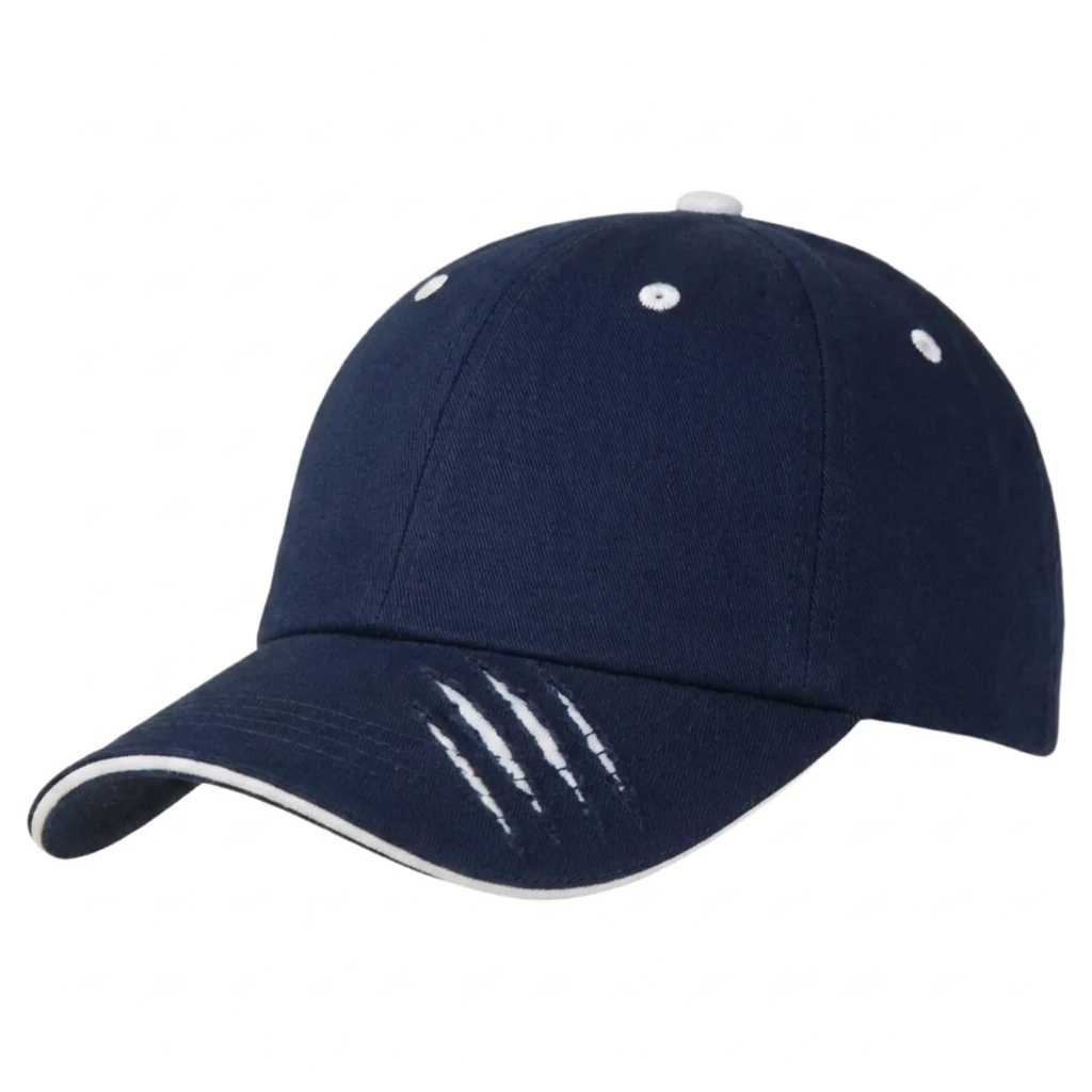 The Claw in Navy / White