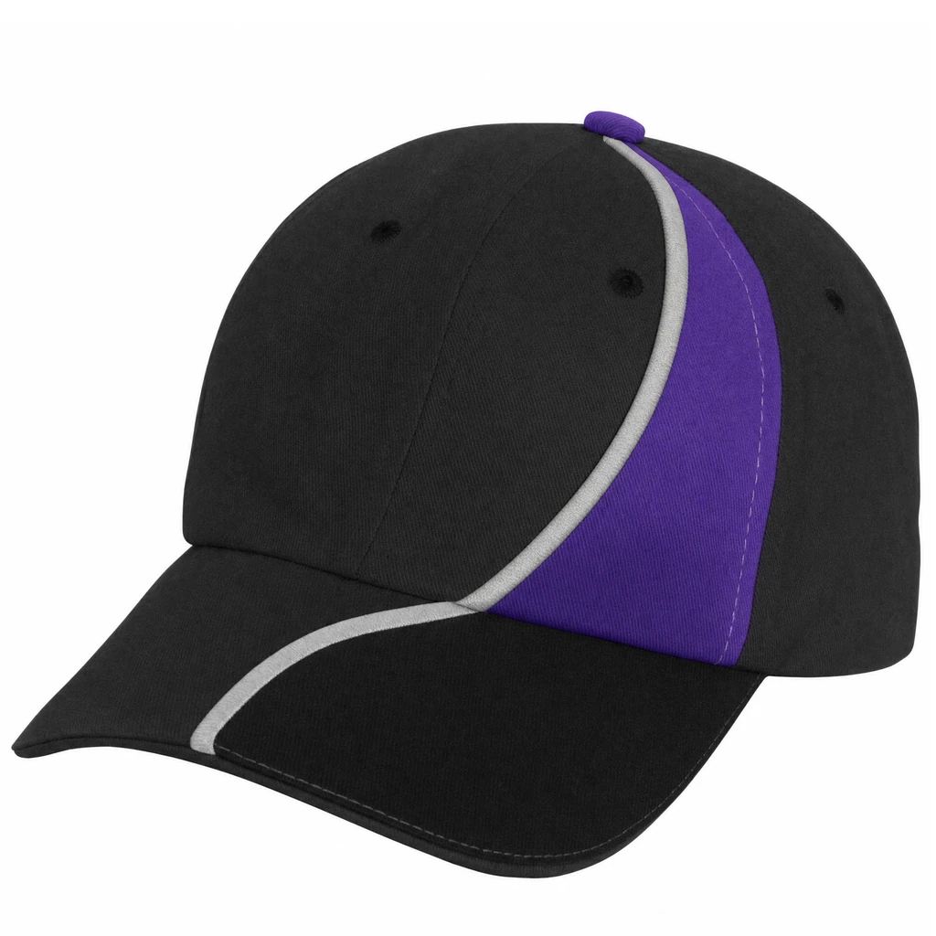 The Wake Cap in Black / Purple / Light Gray