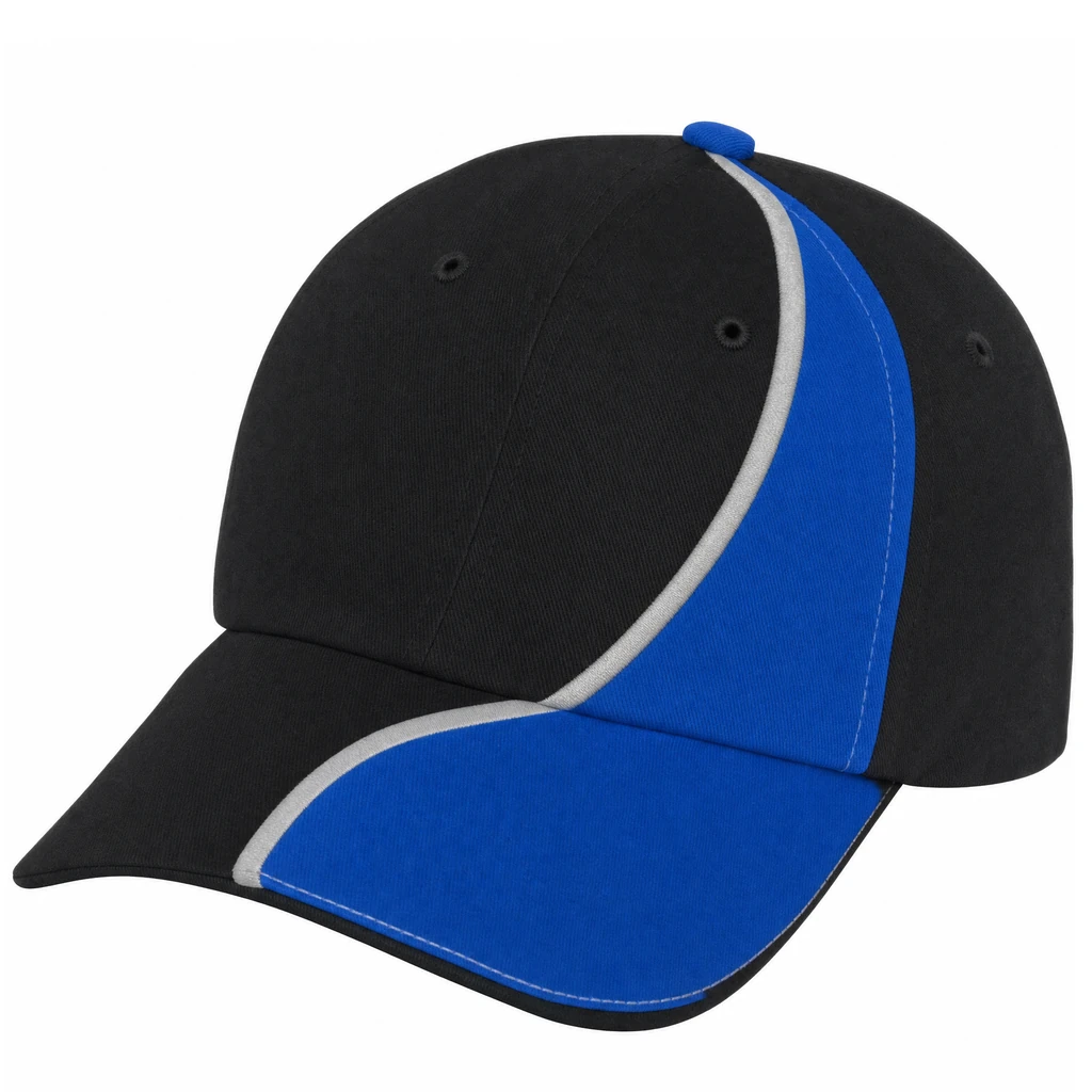The Wake Cap in Black / Royal / Light Gray