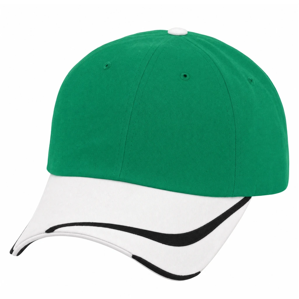 The Double Edge in Kelly Green / White / Black