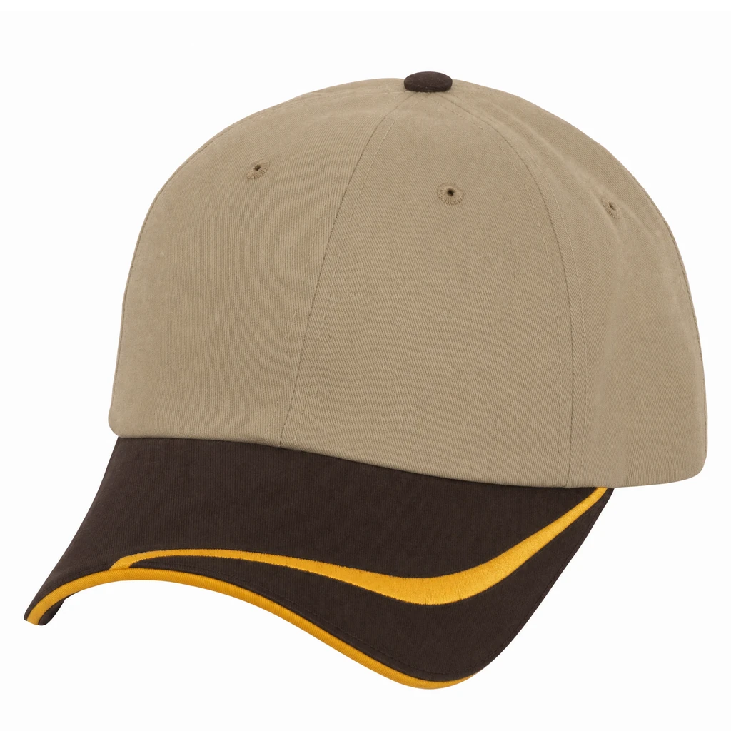 The Double Edge in Khaki / Dark Brown / Mustard