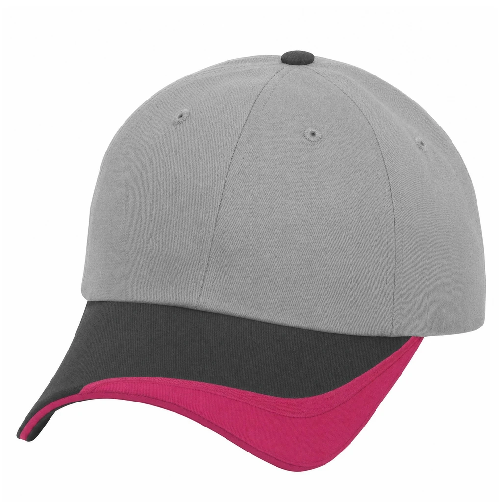 The Double Edge in Light Gray / Charcoal / Dark Pink