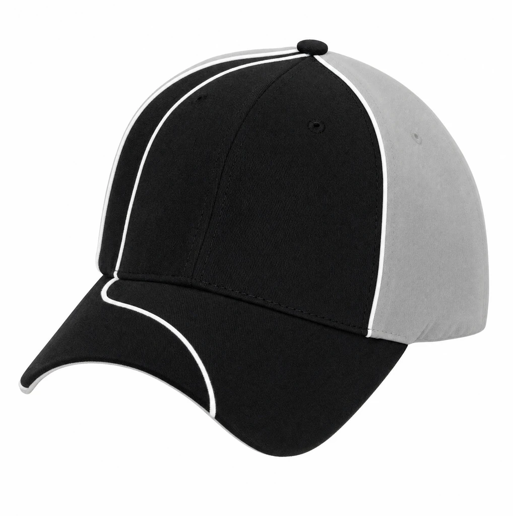 The Side Street Cap in Black / Light Gray / White
