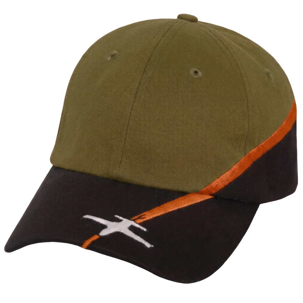The Landing Strip in Olive / Black / Burnt Orange
