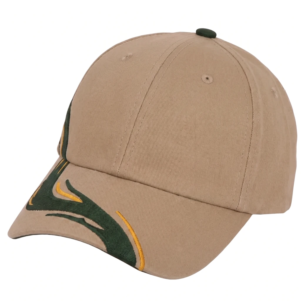 The Splash ll Cap in Khaki / Dark Green / Mustard