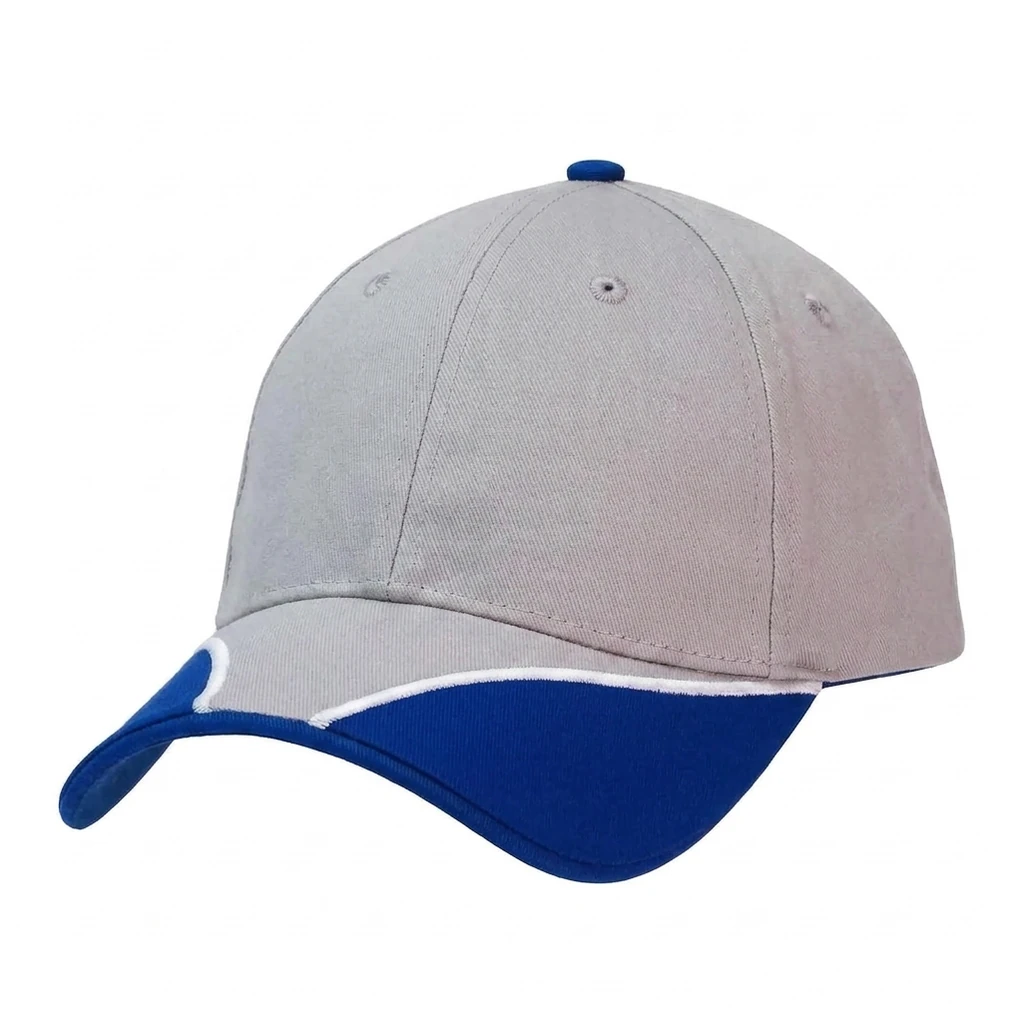 The Passage Way Cap in Light Gray / Royal / White