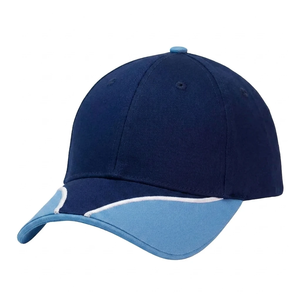 The Passage Way Cap in Navy / Carolina Blue / White