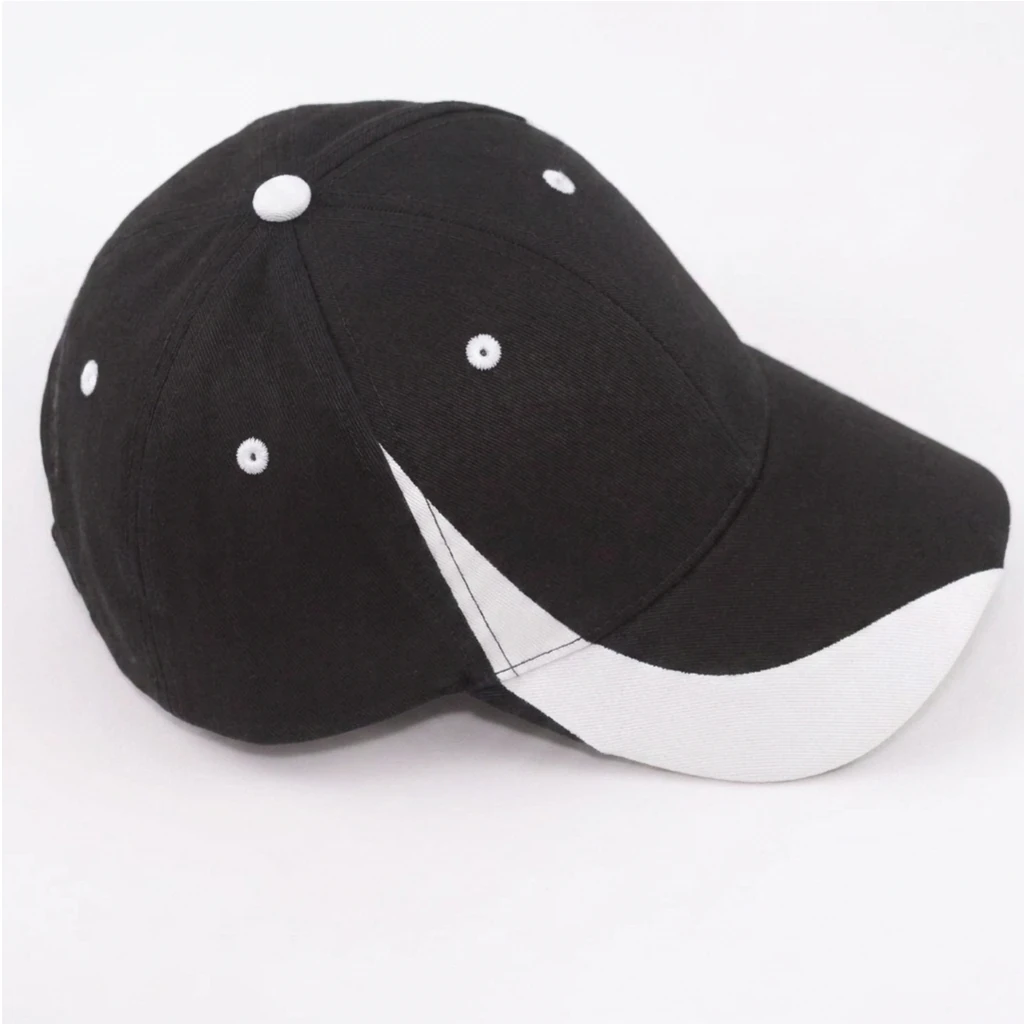 The Moto Cap in Black / White