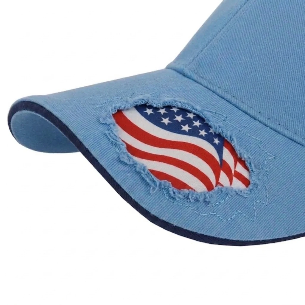 The Sunken Sandwich in Carolina Blue / Navy (Sublimated)
