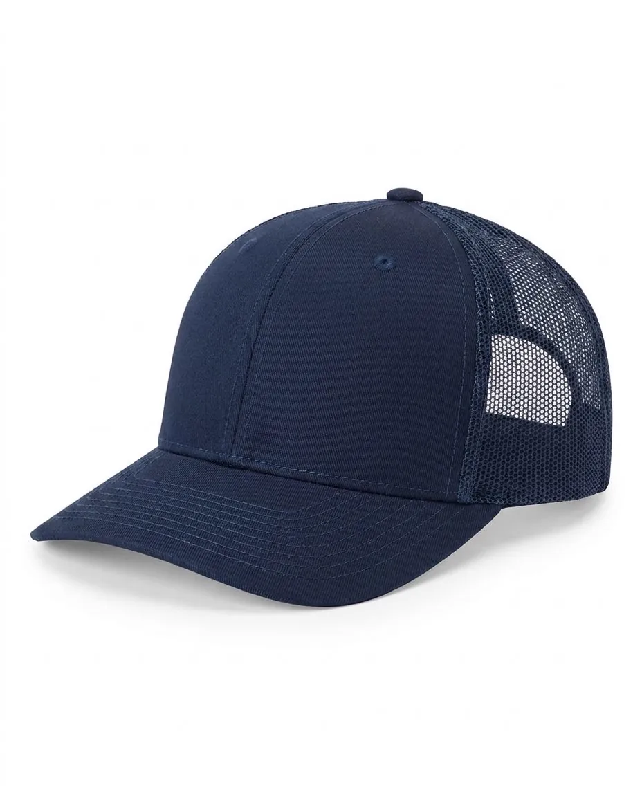 Classic Structured Trucker in Navy / Navy