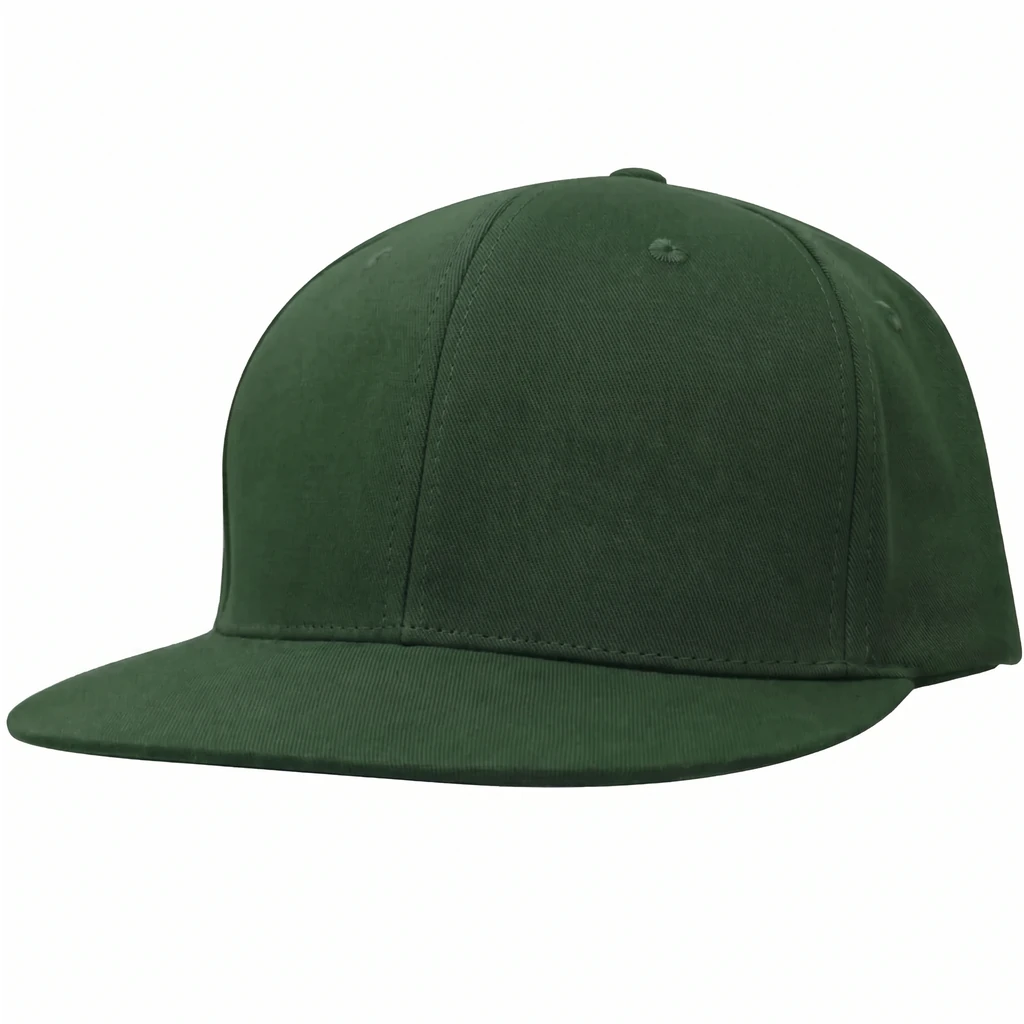 Classic Flat Bill in Dark Green