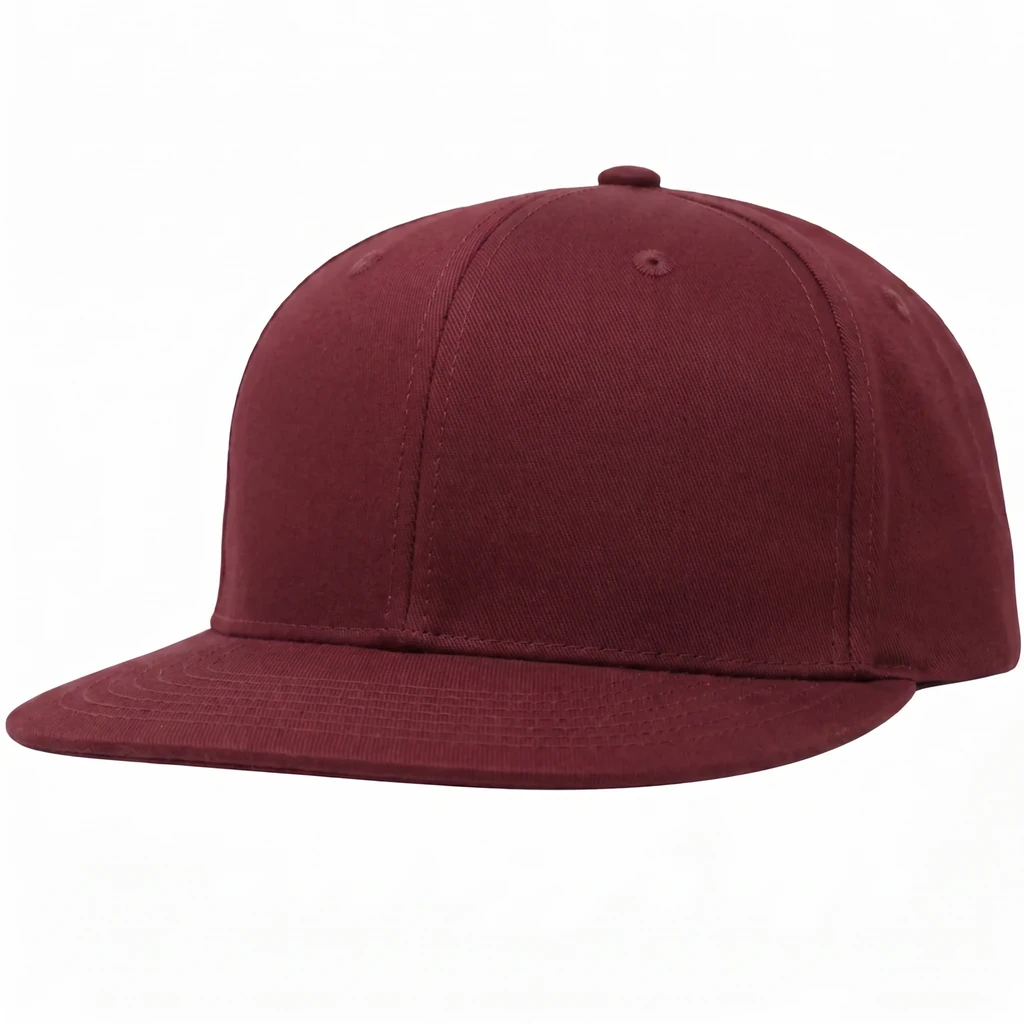 Classic Flat Bill in Maroon