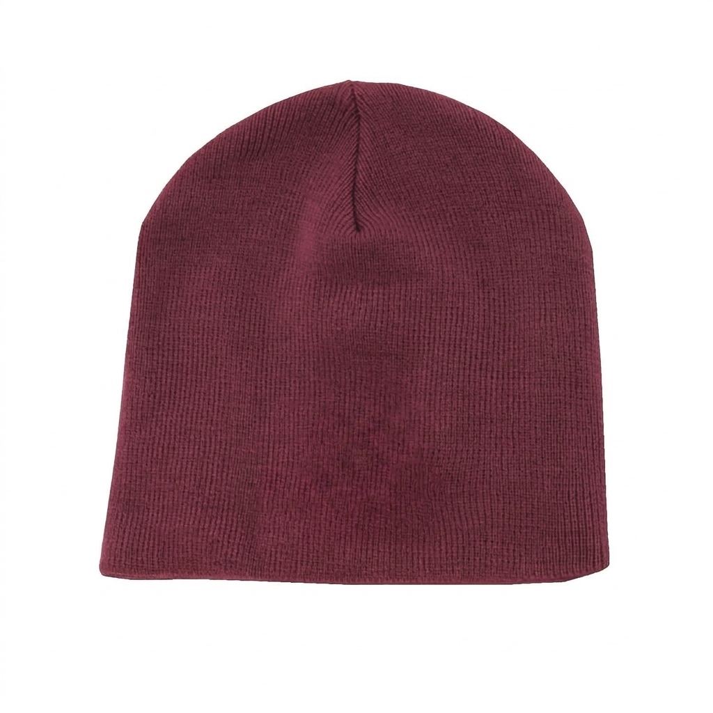 Classic Cuff Beanie in Burgundy